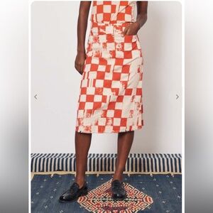 Raquel Allegra Durban Midi Skirt Size 0